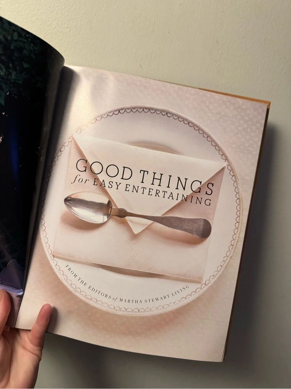 Martha Stewart Soft Pink & Peach Entertaining Cookbook